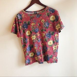 Vintage Floral Gap Tee